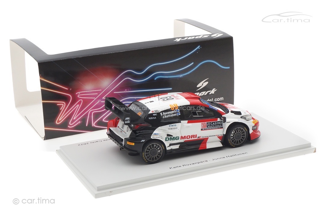 Toyota GR Yaris Rally1 Rallye Monte Carlo 2022 Katsuta/Johnston Spark 1:43 S6693