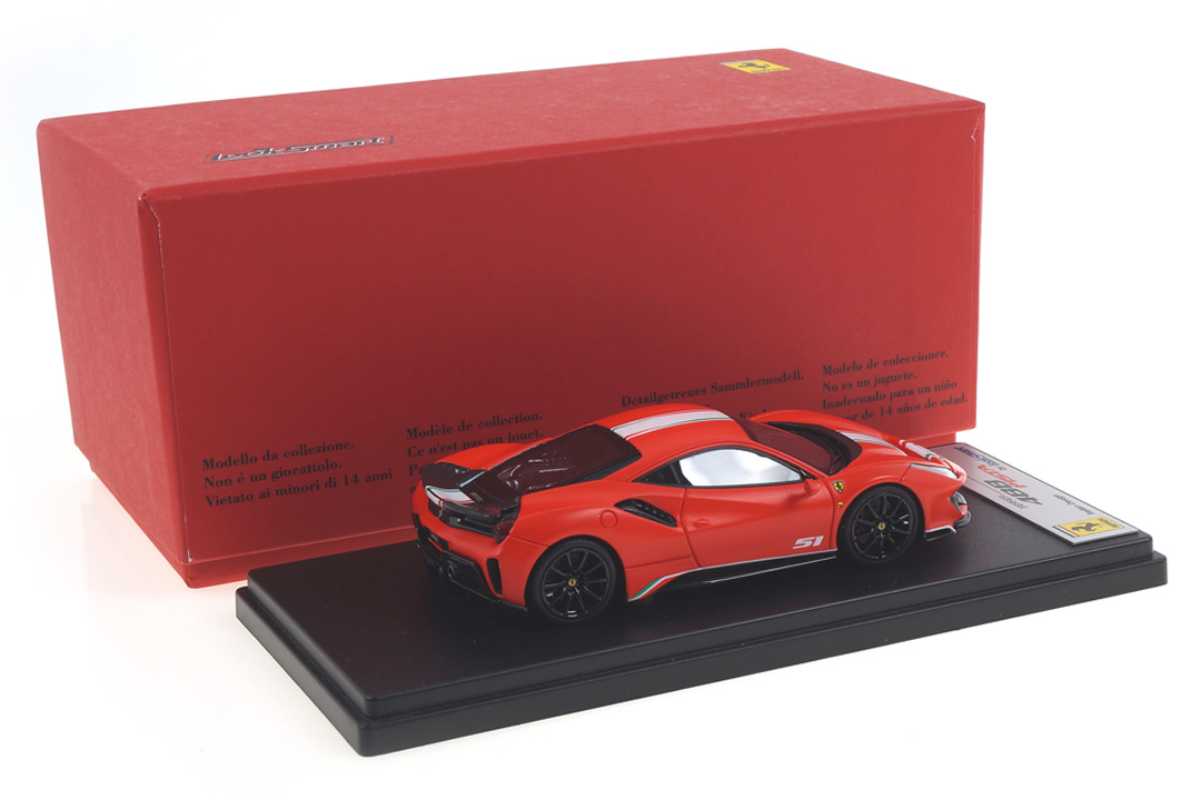 Ferrari 488 Pista Piloti Rosso F1 LookSmart 1:43 LS488PPE