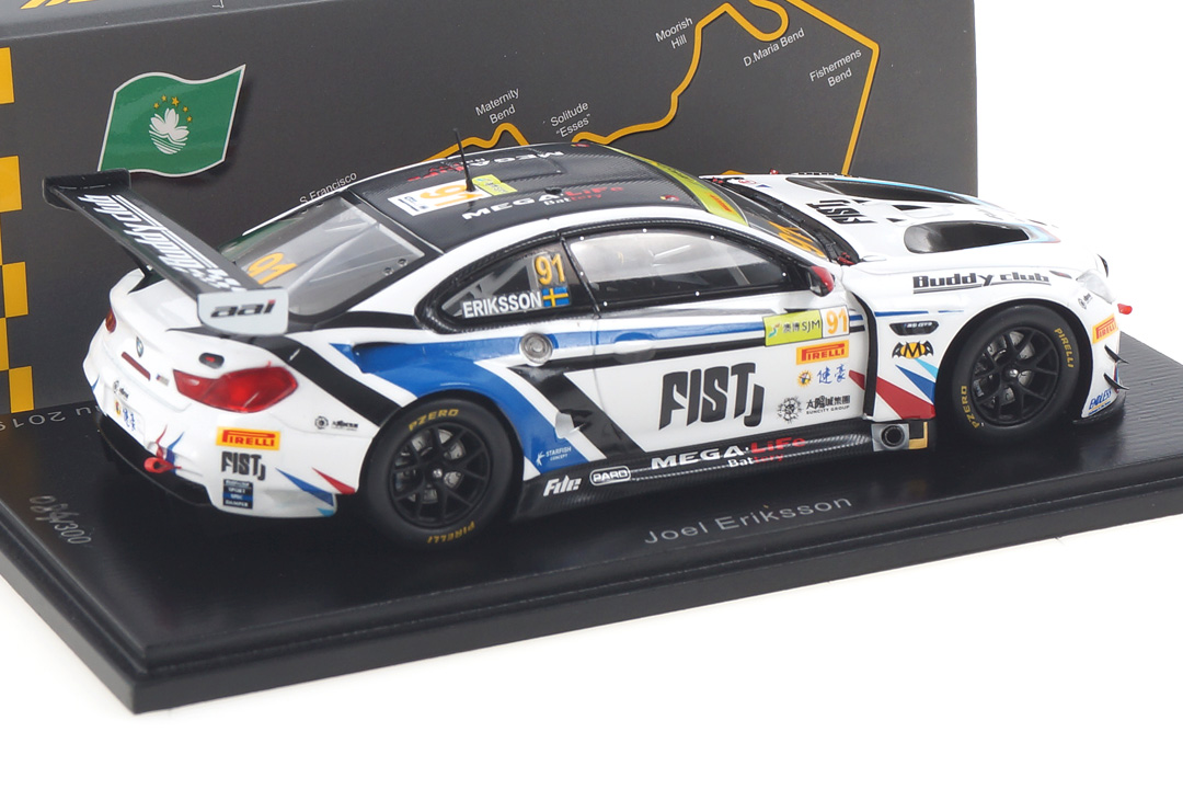 BMW M6 GT3 Macau 2019 Joel Eriksson Spark 1:43 SA215