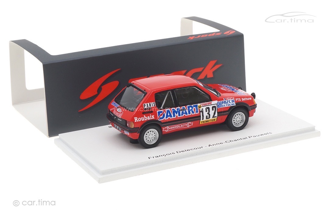 Peugeot 205 GTI Rally Monte Carlo 1986 Delecour/Pauwels Spark 1:43 S9456