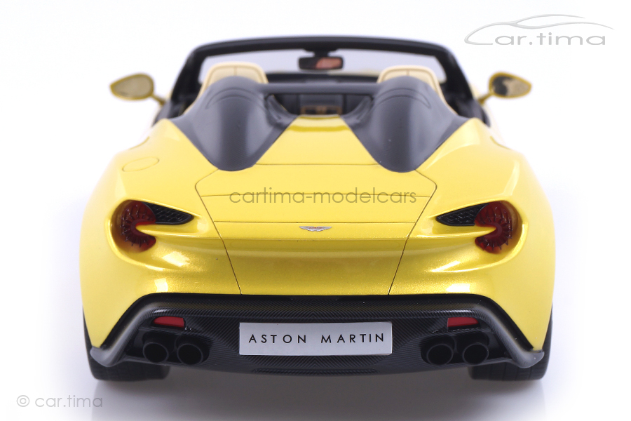 Aston Martin Vanquish Zagato Speedster Cosmopolitan Yellow TopSpeed 1:18 TS0230