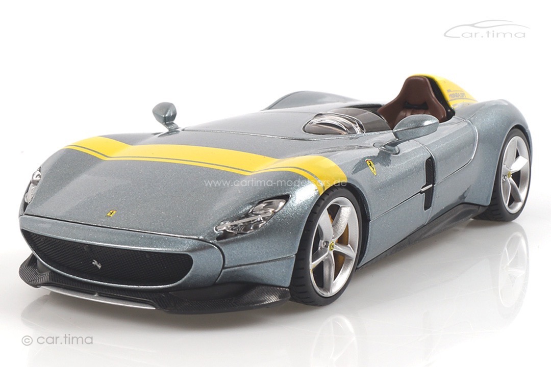 Ferrari Monza SP1 grau/gelb Bburago 1:24 18-26027