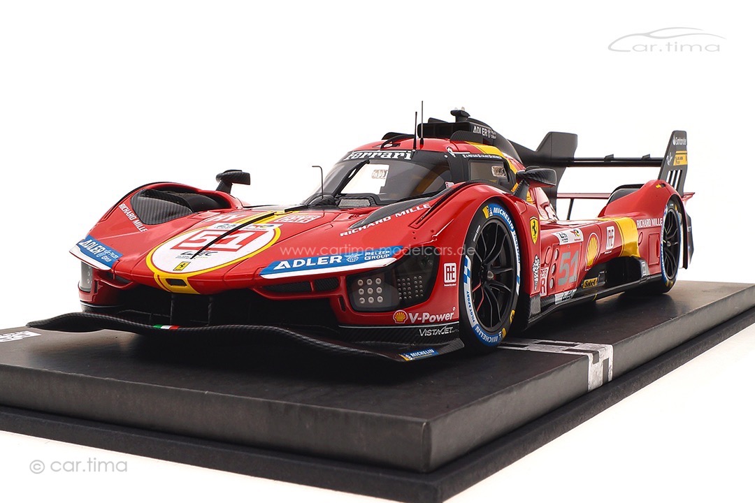 Ferrari 499P Winner 24h Le Mans 2023 Guidi/Calado/Giovinazzi BBR 1:18 P18239