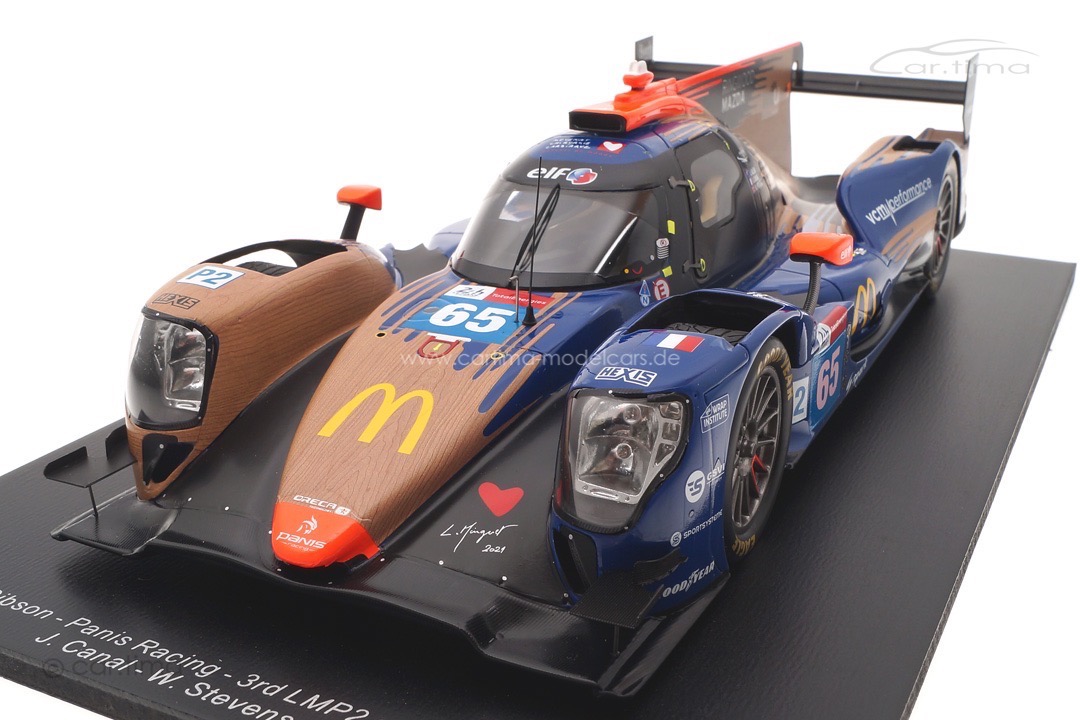 Oreca 07 - Gibson 24h Le Mans 2021 Canal/Stevens/Allen Spark 1:18 18S709