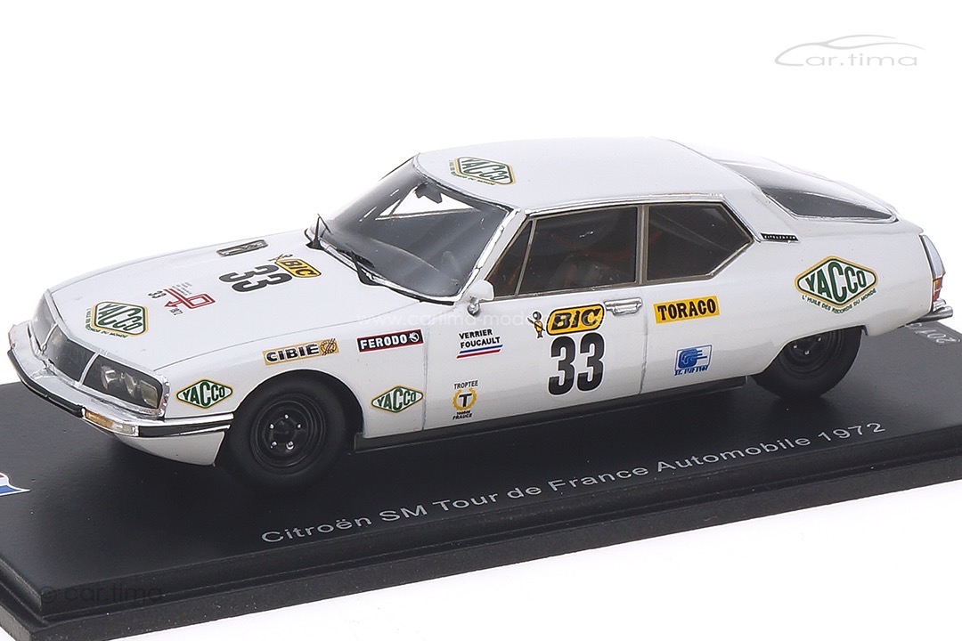 Citroen SM Tour de France 1972 Martin/Verrier Spark 1:43 SF198