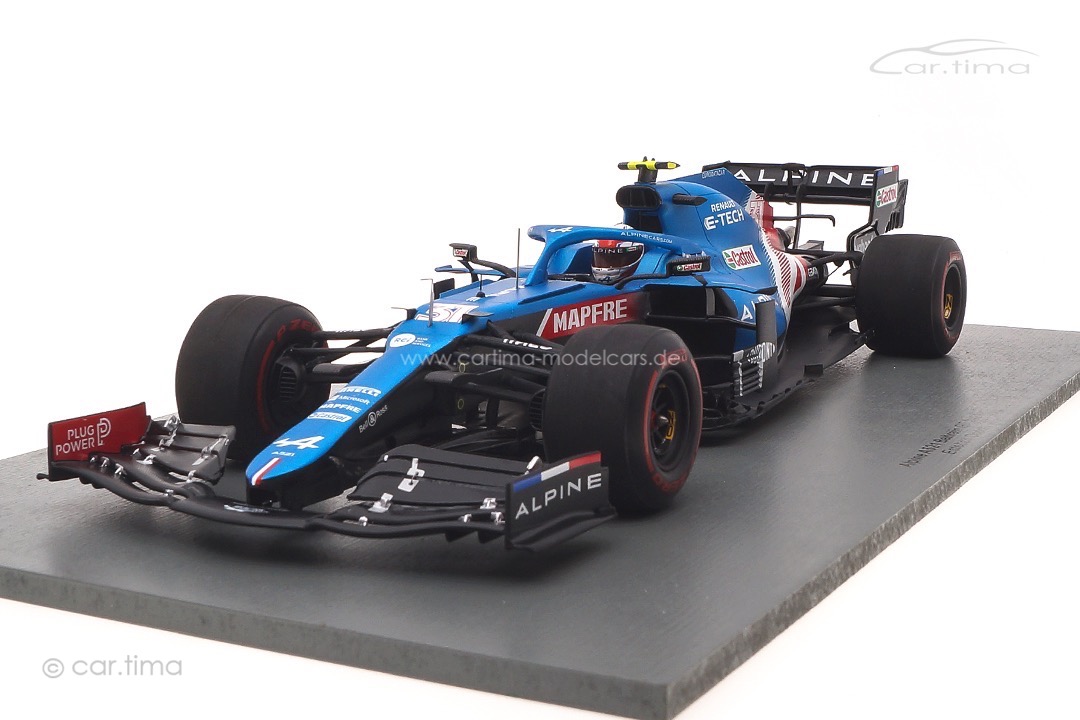 Alpine A521 GP Bahrain 2021 Esteban Ocon Spark 1:18 18S581