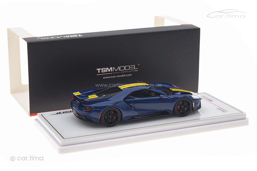 Ford GT Sunocu Blue/yellow stripes TSM 1:43 TSM430524