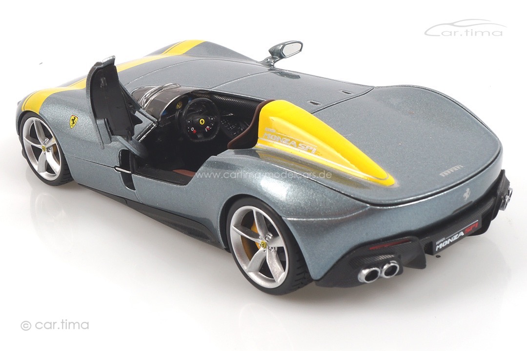 Ferrari Monza SP1 grau/gelb Bburago 1:24 18-26027