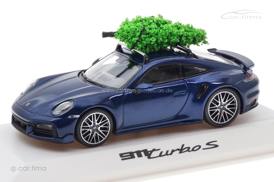 Porsche 911 (992) Turbo S Enzianblaumet. X-Mas 1:43 WAP0201640SXMAS