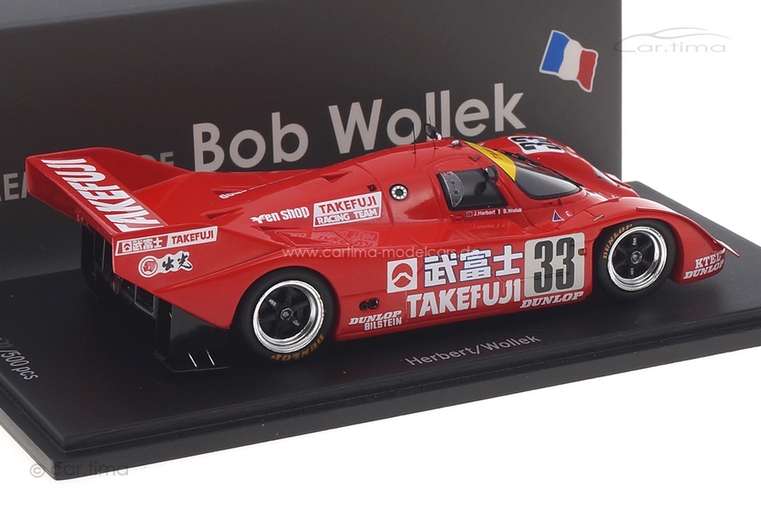 Porsche 962 500 km Fuji 1990 Herbert/Wollek Spark car.tima EXCLUSIVE 1:43 CA-WOL-11