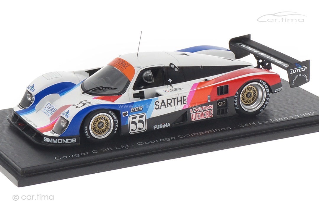 Courage C28S 24h Le Mans 1992 Robert/Fabre/Brand Spark 1:43 S3541