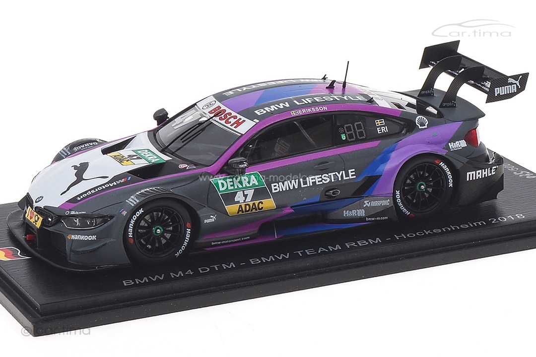 BMW M4 DTM Hockenheim 2018 Joel Eriksson Spark 1:43 SG631