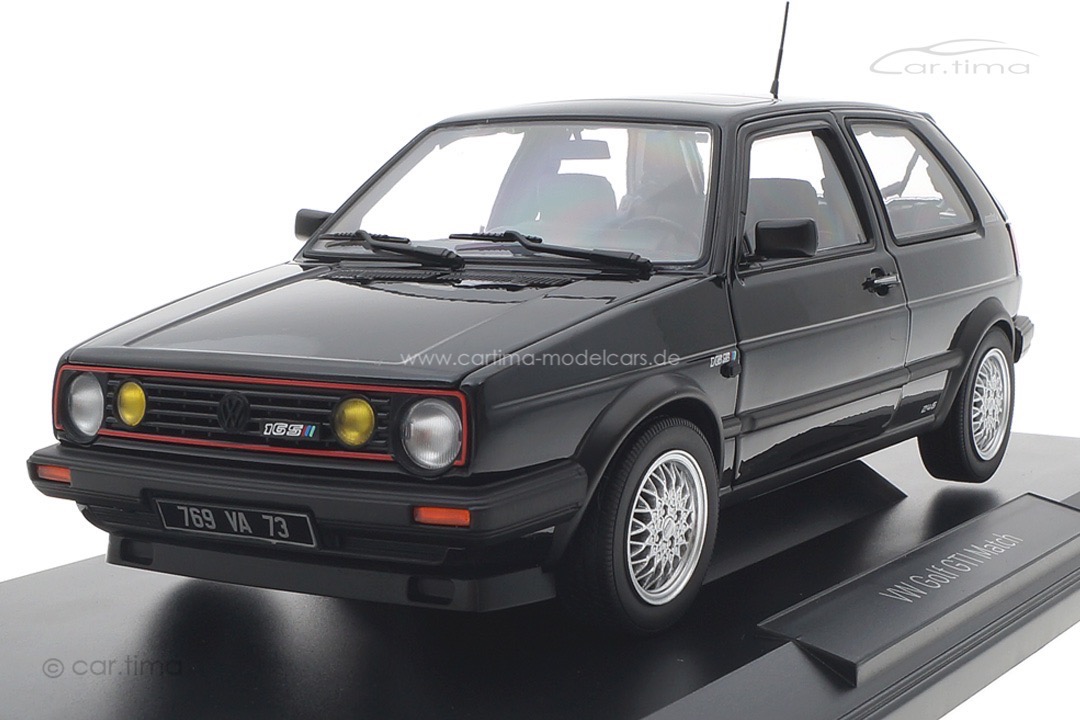 VW Volkswagen Golf II GTI Match 1989 schwarz met. Norev 1:18 188559