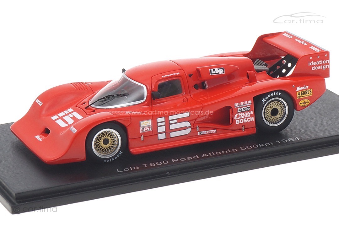 Lola T600 500km Road Atlanta 1984 Kalagian/Lloyd Spark 1:43 S8604