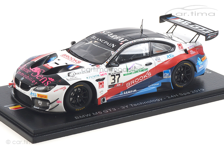 BMW M6 GT3 24h Spa 2019 Buffin/Bourgois/Haezebrouck/Vannelet Spark 1:43 SB278