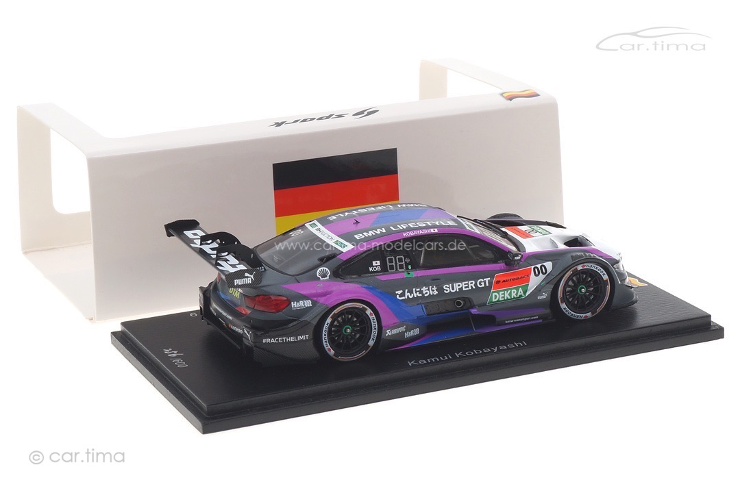 BMW M4 DTM Super GT x DTM Dream Race Fuji 2019 Kamui Kobayashi Spark 1:43 SG643