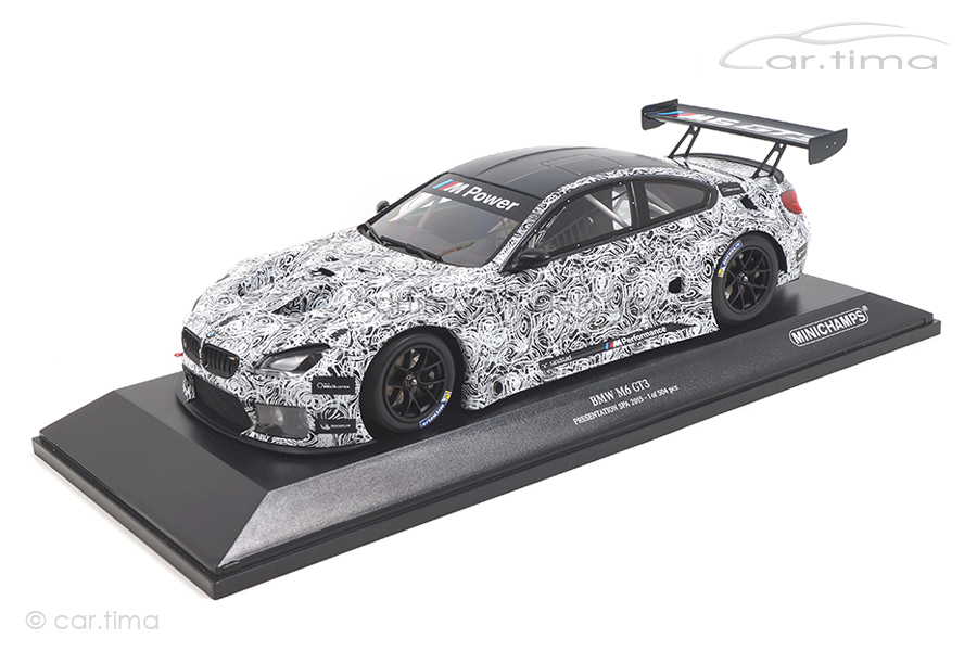 BMW M6 GT3 Presentation Spa 2015 Minichamps 1:18 155152699