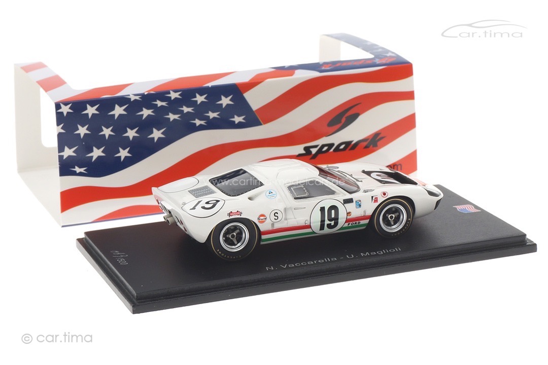 Ford GT40 12h Sebring 1967 Vaccarella/Maglioli Spark 1:43 US252