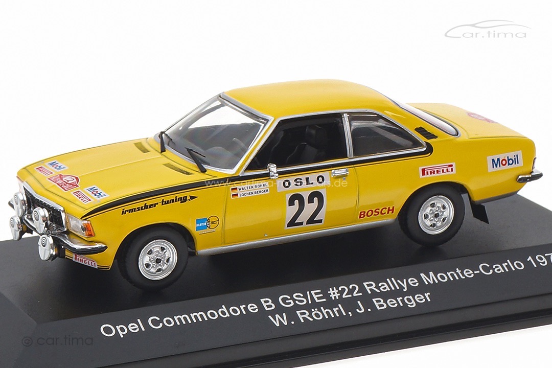 Opel Commodore Rallye Monte Carlo 1973 Röhrl/Berger CMR 1:43 WRC026