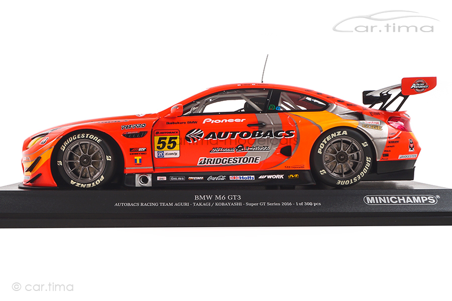 BMW M6 GT3 Super GT Series 2016 Takagi/Kobayashi Minichamps 1:18 155162655