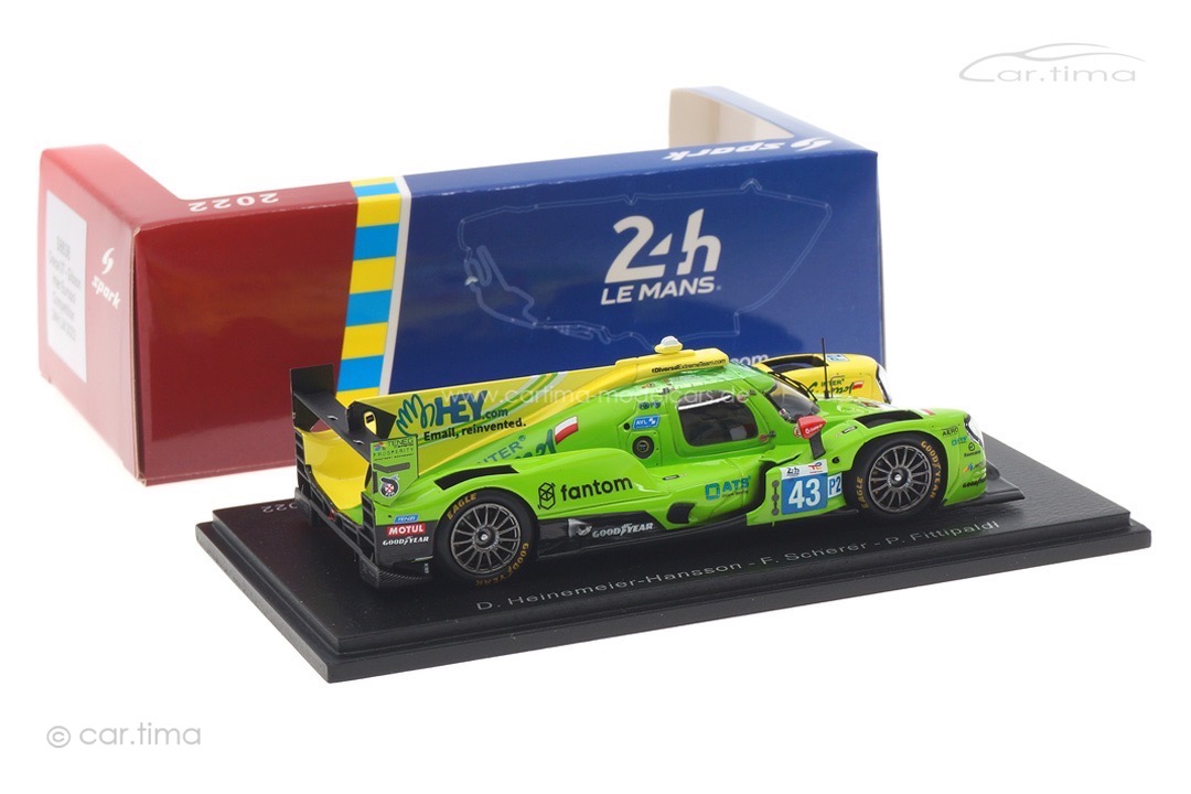 Oreca 07-Gibson 24h Le Mans 2022 Heinemeier-Hansson/Scherer/Fittipaldi Spark 1:43 S8636