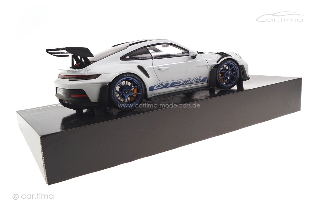 Porsche 911 (992) GT3 RS Weissach Package Eisgraumet. Rekordrunde Minichamps 1:18 110062021