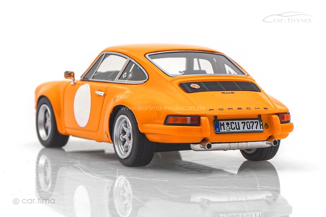 Porsche 911 S Signalorange Curves Magazin "Möhre" Originalsignatur Stefan Bogner car.tima 1:43