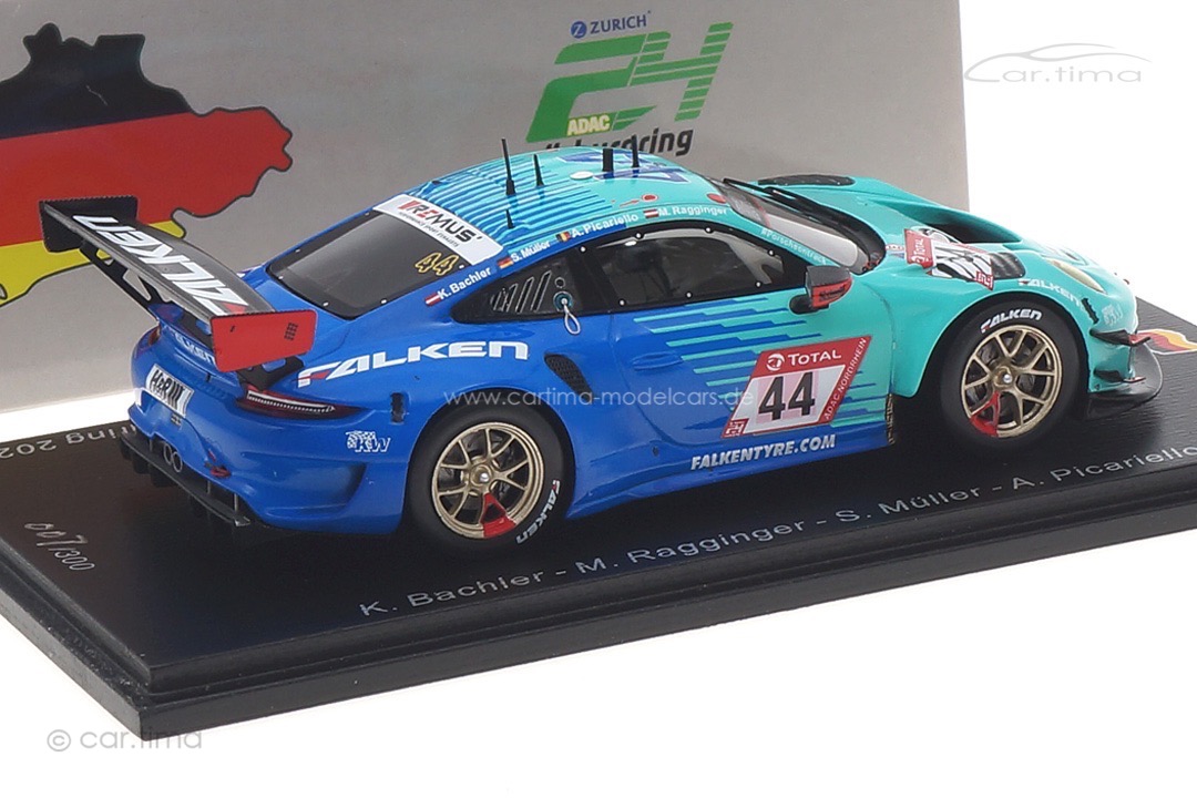 Porsche 911 GT3 R 24h Nürburgring 2021 Bachler/Müller/Picariello/Ragginger Spark 1:43 SG753