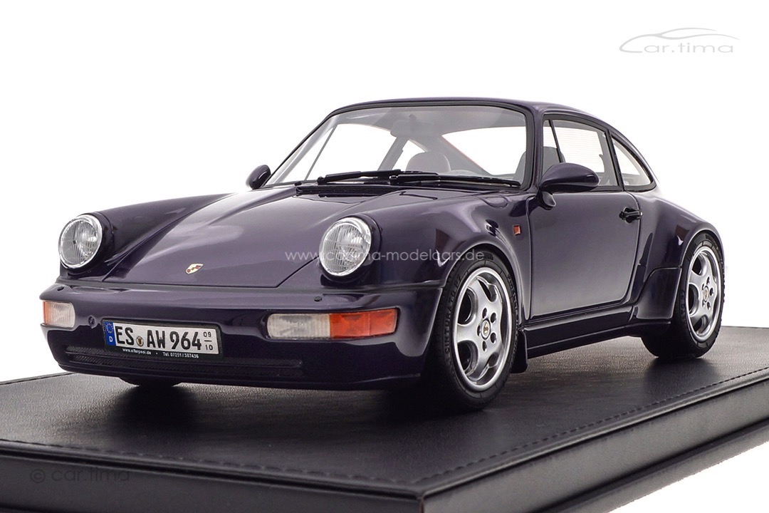 Porsche 911 (964) Carrera 4 WTL 30 Jahre 911 Viola met./Rubikon Individualisierung car.tima 1:18