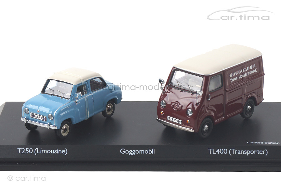 Set Goggomobil Limousine und Transporter Schuco 1:43 450347500