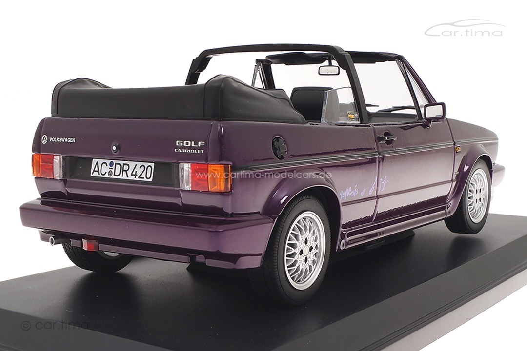 VW Golf 1 Cabriolet Genesis Violett met. Norev 1:18 188567