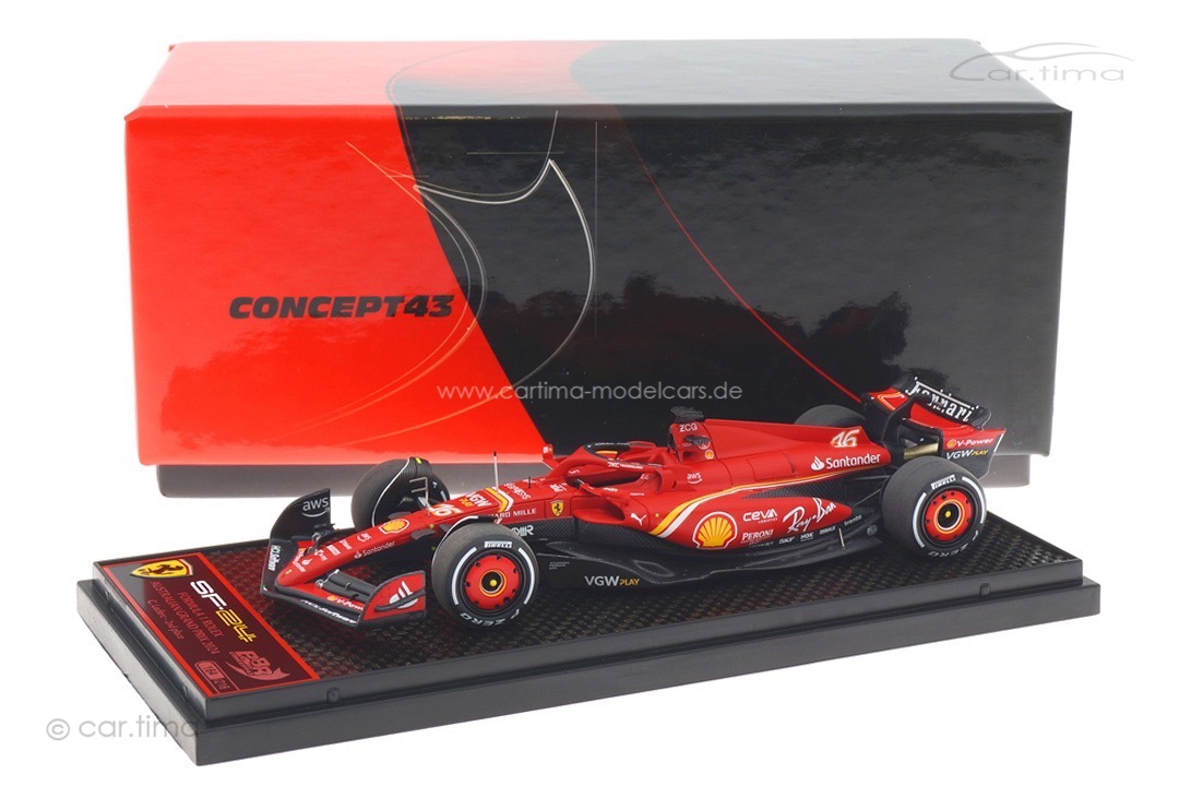 Ferrari SF-24 GP Australien 2024 Charles Leclerc BBR 1:43 BBRC295A