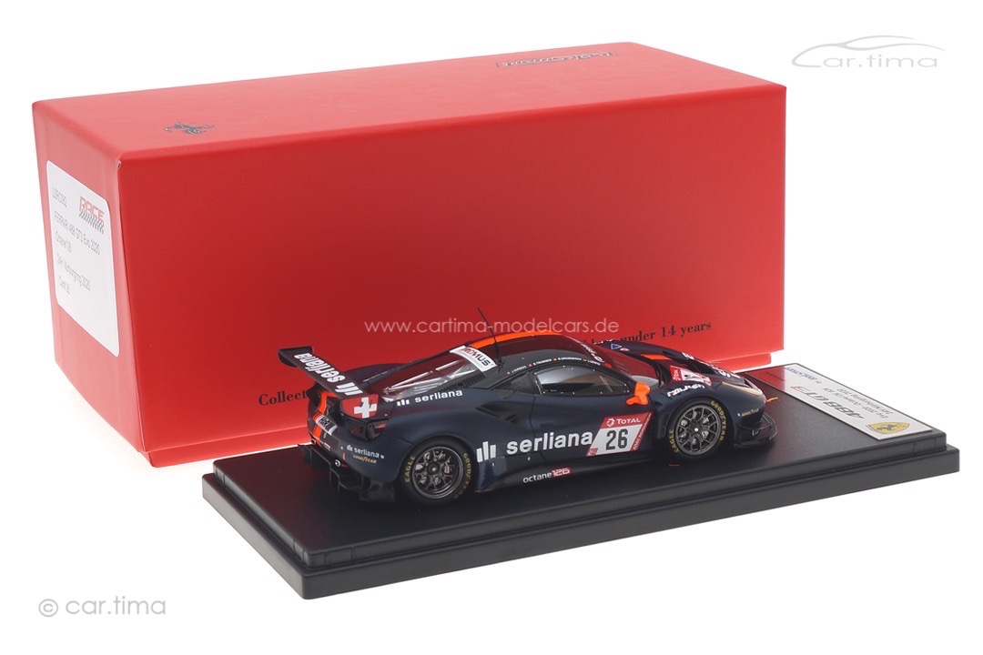 Ferrari 488 GT3 24h Nürburgring 2020 Hirschi/Ludwig/Trummer Looksmart 1:43 LSRC082