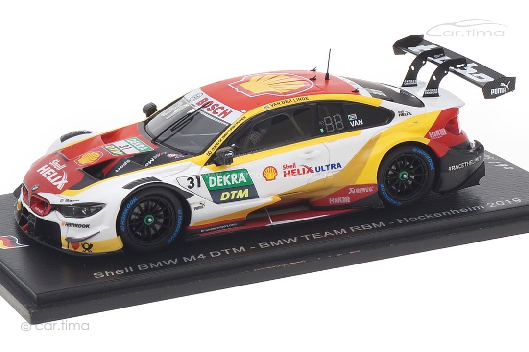 BMW M4 DTM Hockenheim 2019 Sheldon van der Linde Spark 1:43 SG640