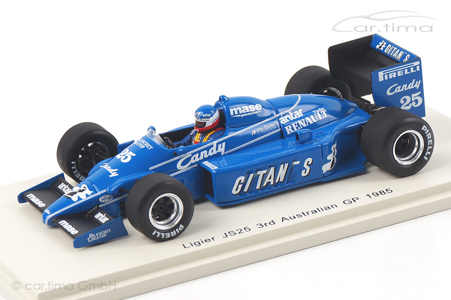 Ligier JS25 GP Australien 1985 Philippe Streiff Spark 1:43 S3974