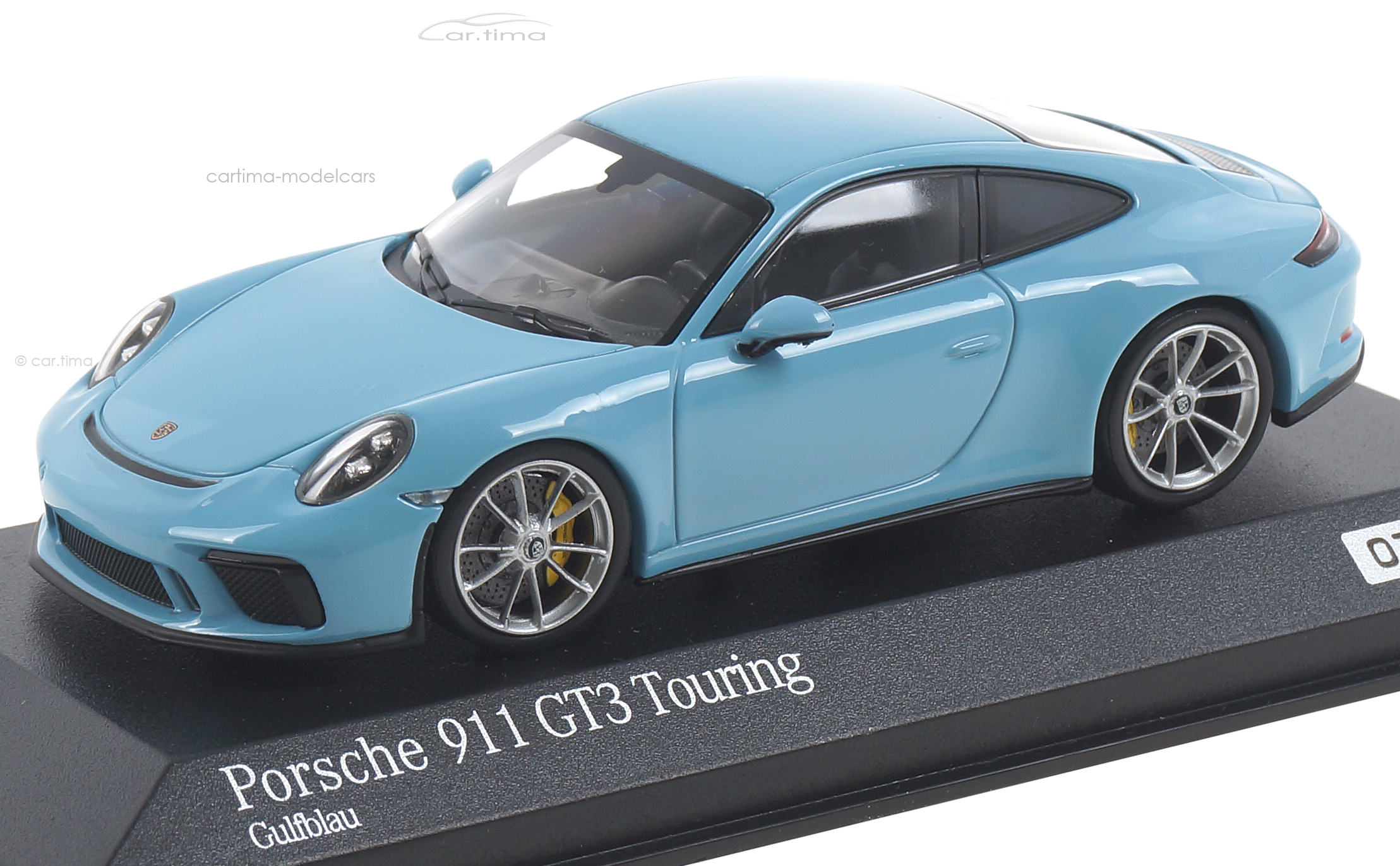 Porsche 911 (991 II) GT3 Touring Gulfblau Minichamps 1:43 413067429