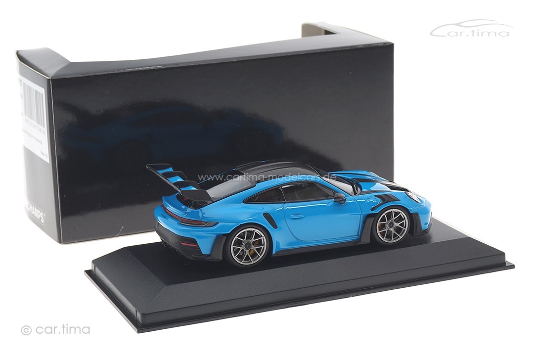 Porsche 911 (992) GT3 RS Weissach Package Rivierablau Minichamps 1:43 410062107