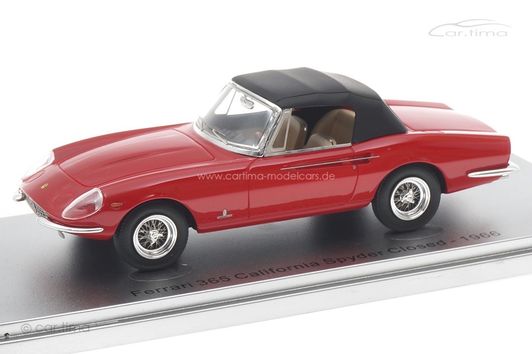 Ferrari 365 California Spyder Closed 1966 rot Kess 1:43 KE43056280