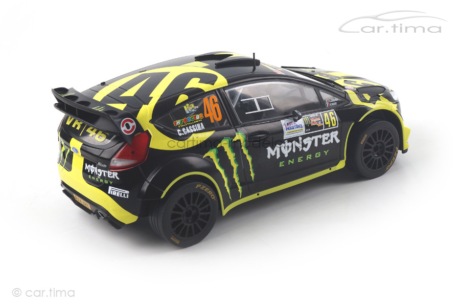 Ford Fiesta RS WRC Monza Rally 2014 Rossi/Cassina IXO Models 1:18 18RMC014