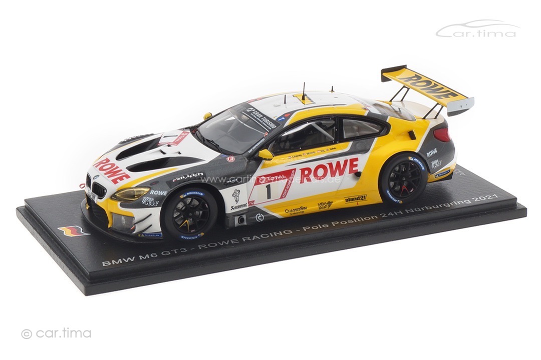 BMW M6 GT3 24h Nürburgring 2021 Catsburg/Edwards/Eng/Yelloly Spark 1:43 SG786