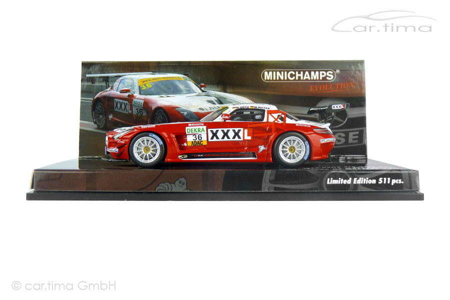 Mercedes-Benz SLS AMG GT3 ADAC GT Masters 2011 Minichamps 1:43 437110336