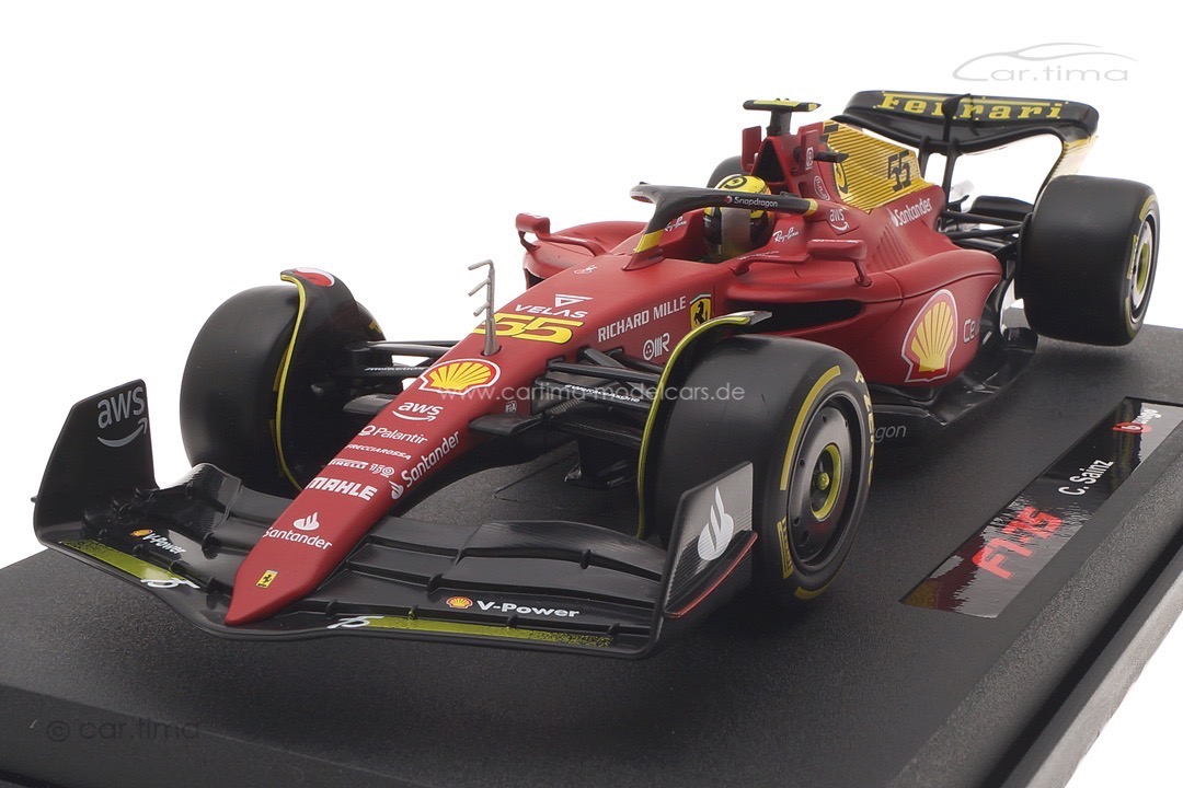 Ferrari F1-75 GP Monza 2022 Carlos Sainz Bburago 1:18 18-16811SA