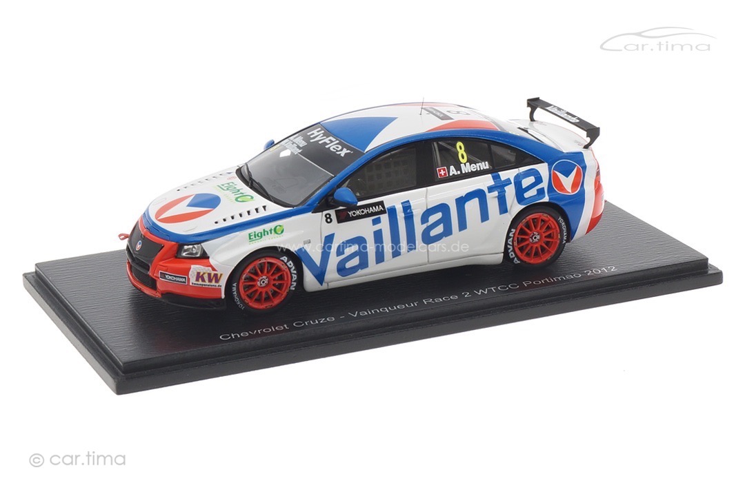 Chevrolet Cruze Vainqueur Race 2 WTCC Alain Menu Spark 1:43 MV01