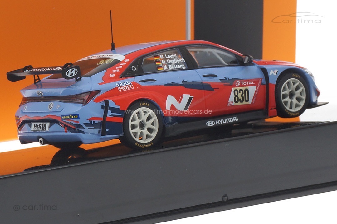 Hyundai Elantra N TCR 24h Nürburgring 2021 Basseng/Lauck/Oestreich IXO 1:43 GTM159