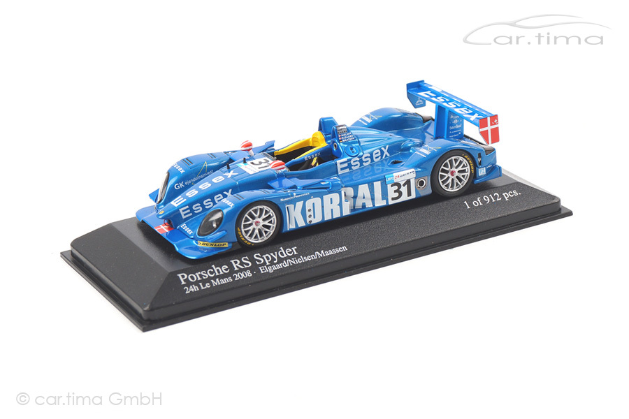 Porsche RS Spyder 24h Le Mans 2008 Nielsen/Elgaard Minichamps 1:43 400086831