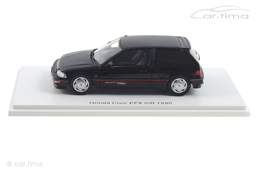 Honda Civic EF9 SiR schwarz Spark 1:43 S5452