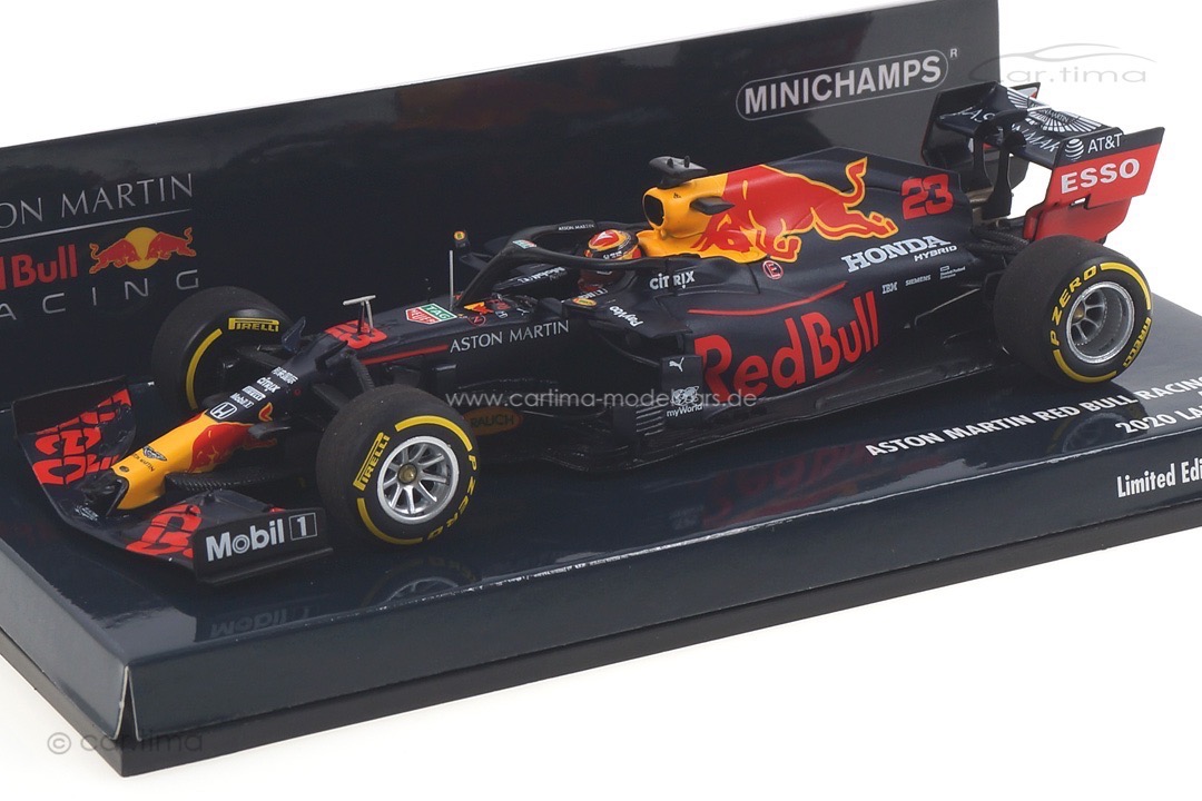 Aston Martin Red Bull Racing RB16 Launch Spec 2020 Albon Minichamps 1:43 410200023