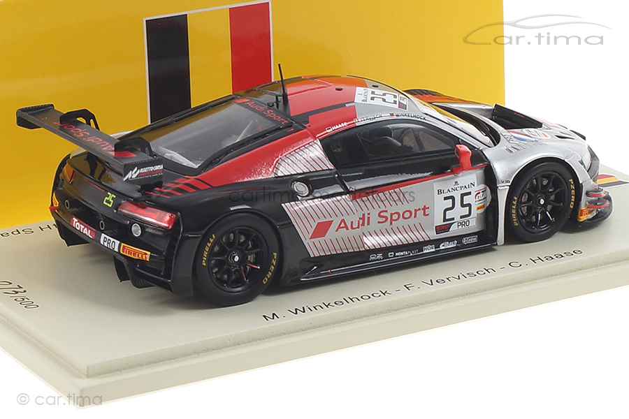 Audi R8 LMS GT3 24h Spa 2019 Haase/Vervisch/Winkelhock Spark 1:43 SB253