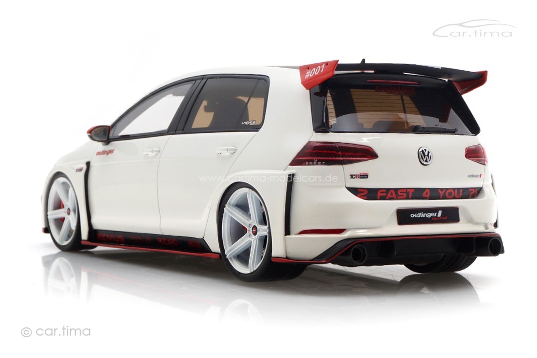 Volkswagen Golf VII GTi Oettinger/Engstler 2019 Pure White Otto 1:18 OT1050