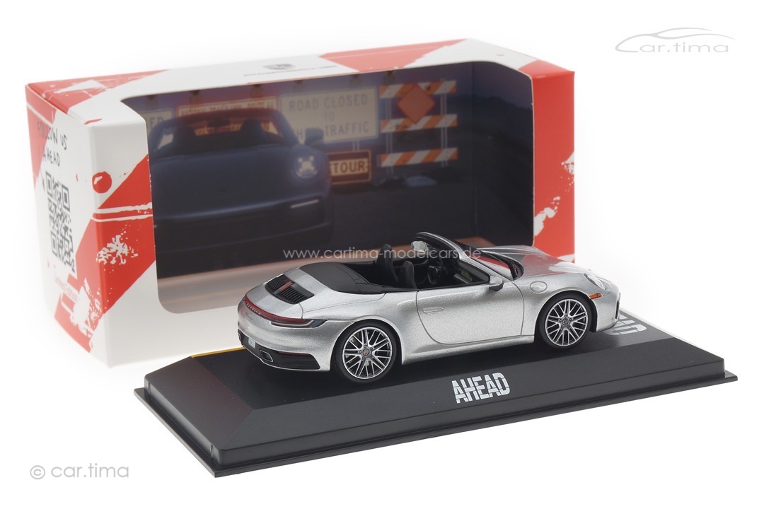 Porsche 911 (992) Carrera Cabriolet  GT-silber Minichamps 1:43 WAP0200420SKAE